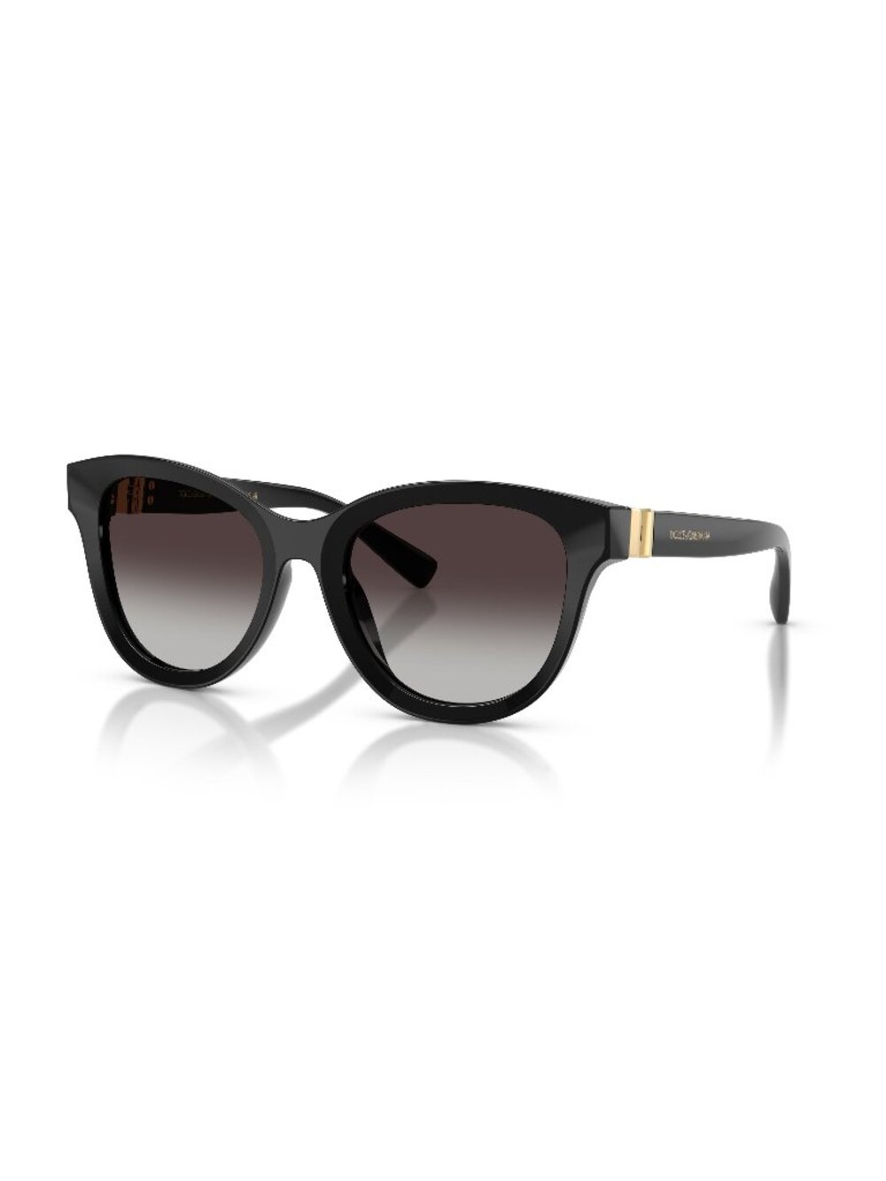 New Dolce&Gabbana Women's Sunglasses Black Grey Lens Acetate Frame Dolce & 501